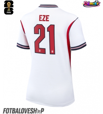 Anglie Eberechi Eze #21 Dámské Domácí Dres MS 2026 Krátký Rukáv
